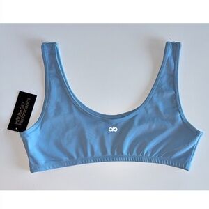 💙 3/$21 NEW Aerie Infinite Performance Sports Bra XL Light Blue